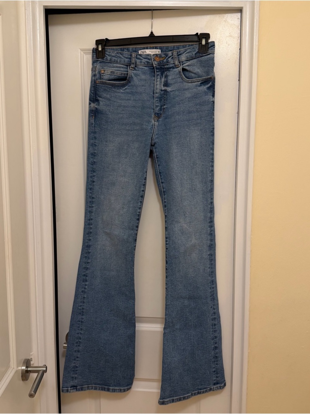Zara  Light Blue Flared Jeans